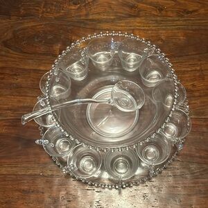 Candlewick Punchbowl set